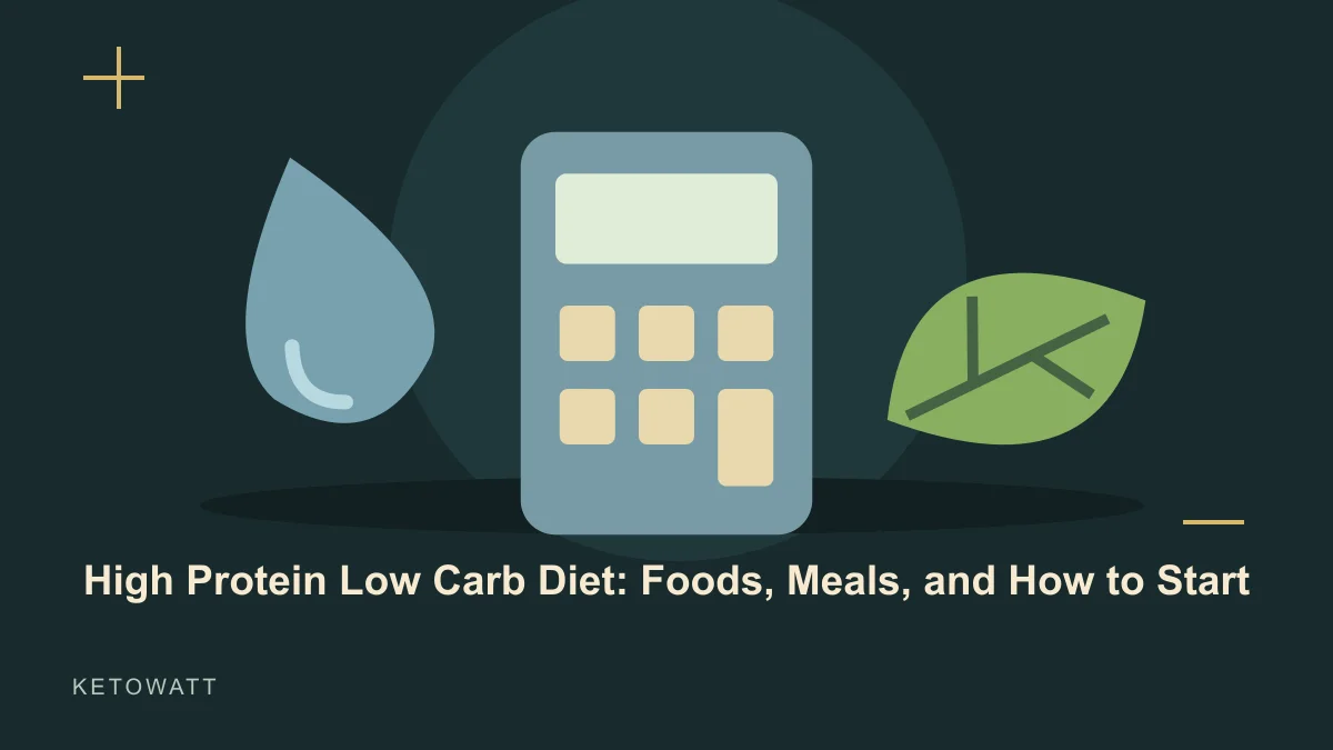 High Protein Low Carb Diet: Foods, Meals, and How to Start