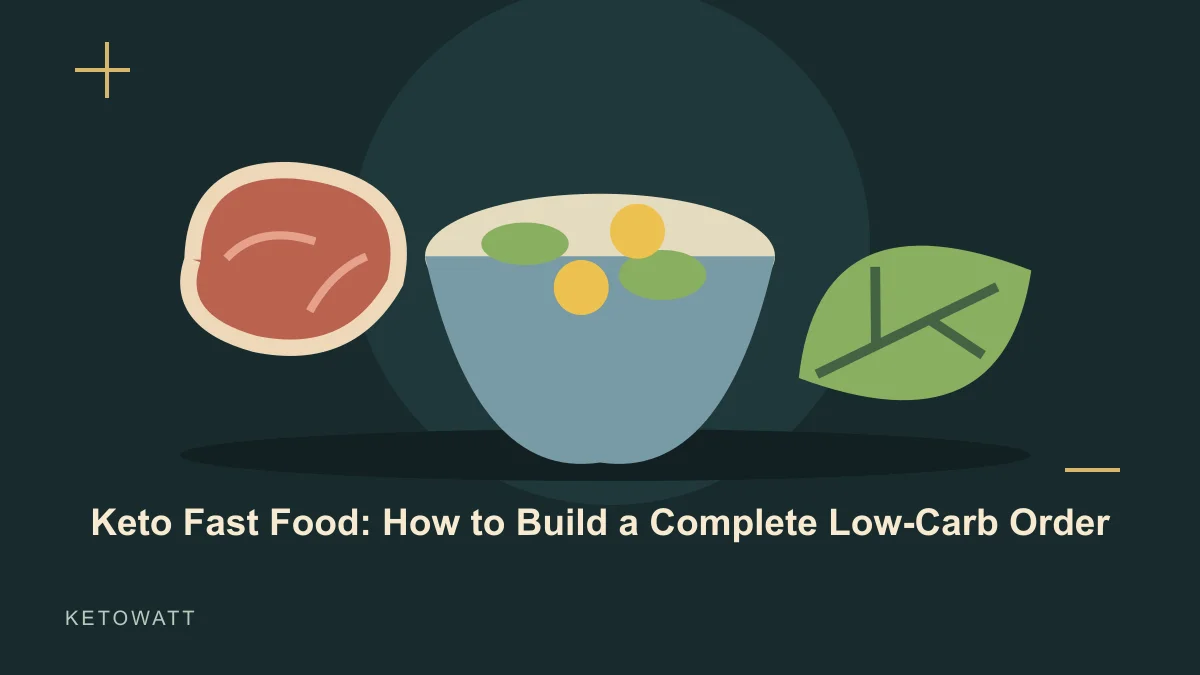 Keto Fast Food: How to Build a Complete Low-Carb Order