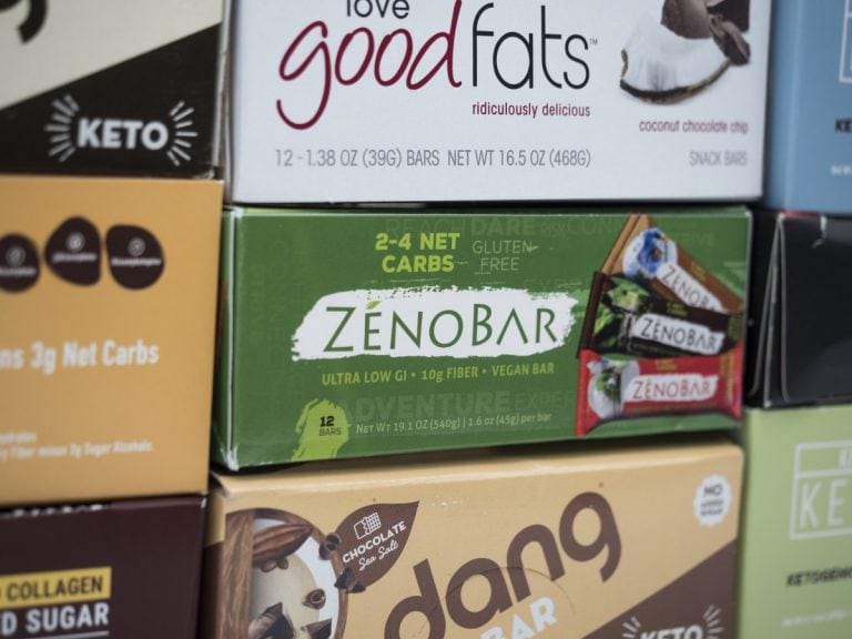 keto bars boxes